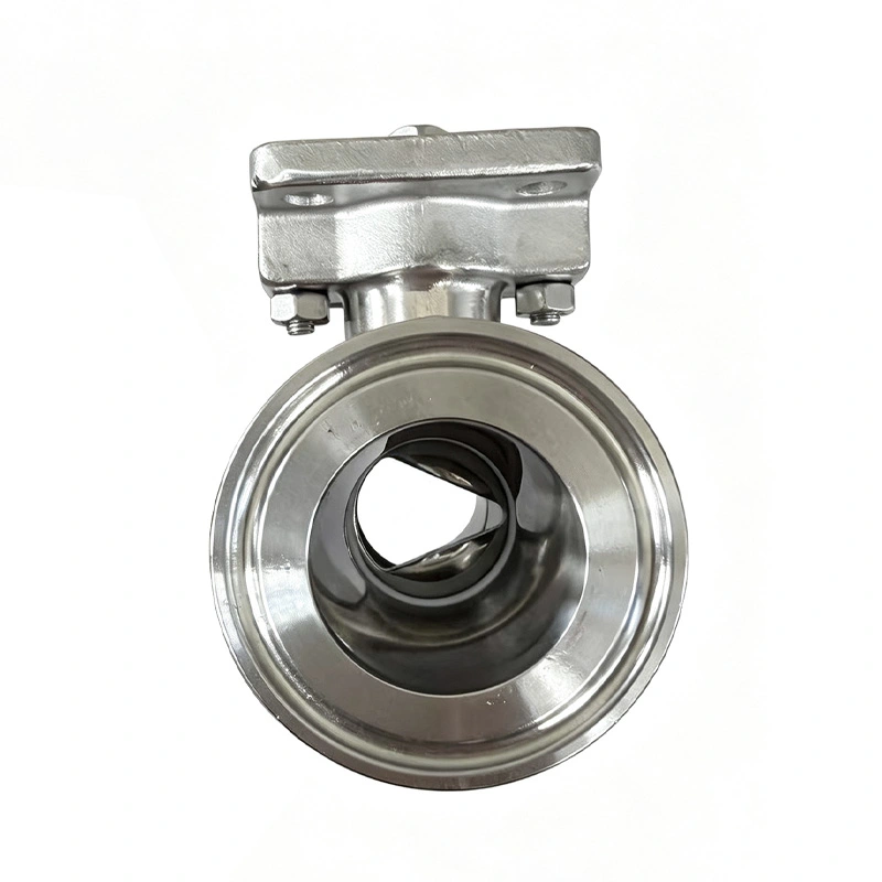Sanitary Manual 30° 45° 60° V-Port Ball Valve