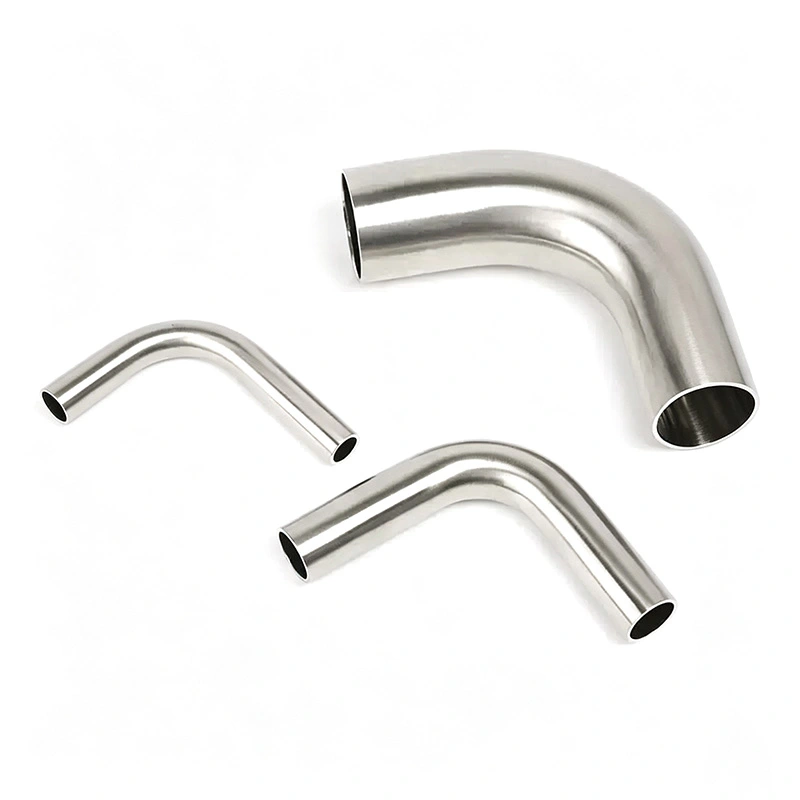 Khuỷu tay và ống thép không gỉ BPE 90° vệ sinh Khuỷu tay và ống thép không gỉ BPE 90° vệ sinh
